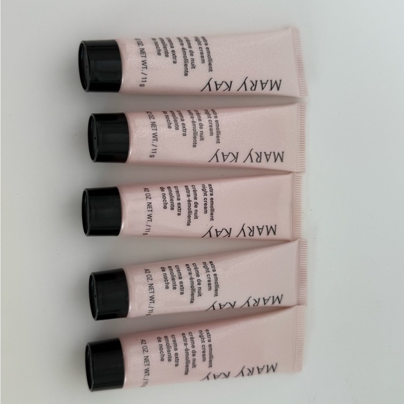 5x Mary Kay Extra Emollient Night Cream .42 oz Each Travel Size - Picture 3 of 4